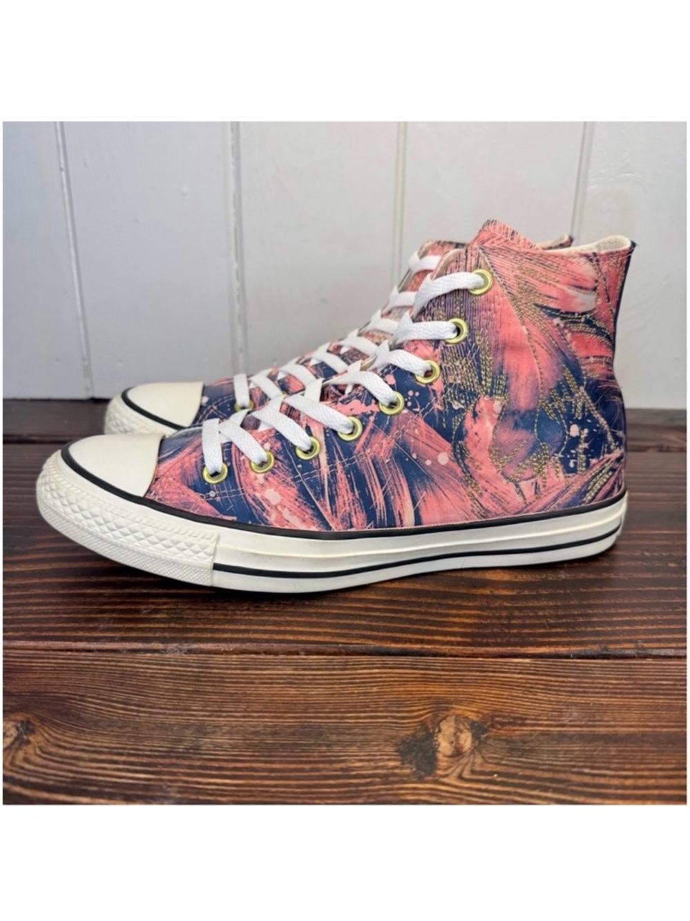 Converse Chuck Taylor All Star High Top Feather Print Shoes